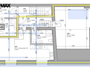 Pronájem bytu 2+kk, Lanškroun - Žichlínské Předměstí, Komenského, 34 m2