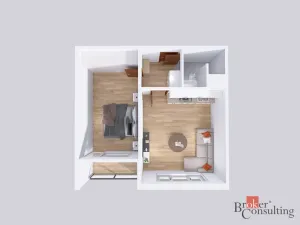 Prodej bytu 2+kk, Česká Lípa, Brněnská, 39 m2