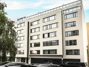 Pronájem bytu 1+kk, Praha - Karlín, Pobřežní, 28 m2