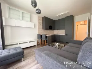 Pronájem bytu 1+kk, Praha - Hlubočepy, náměstí Olgy Scheinpflugové, 49 m2