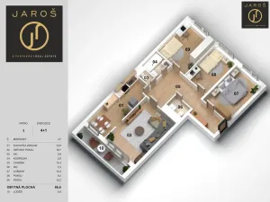 Prodej bytu 4+1, Praha - Zbraslav, Za Opusem, 89 m2