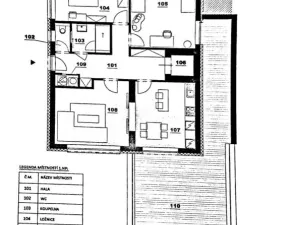 Prodej bytu 3+1, Troubsko, Pod vinohrady, 87 m2