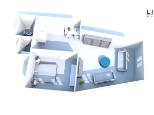 Pronájem bytu 2+kk, Olomouc, Kapucínská, 64 m2