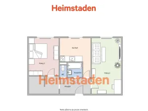 Pronájem bytu 2+1, Karviná - Mizerov, tř. 17. listopadu, 55 m2