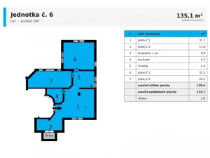 Prodej bytu 4+1, Buštěhrad, Topolová, 128 m2