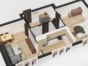 Prodej bytu 2+kk, Ostrava, Průkopnická, 55 m2