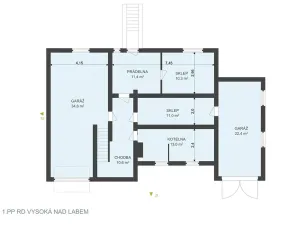 Prodej rodinného domu, Vysoká nad Labem, 280 m2