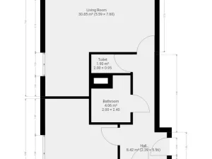 Pronájem bytu 2+kk, Praha - Háje, Jurkovičova, 69 m2
