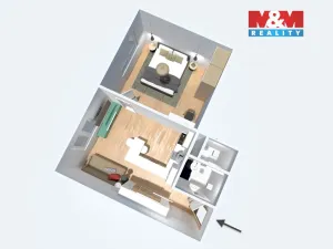 Prodej bytu 1+1, Kraslice, Soukenická, 34 m2