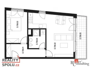 Pronájem bytu 2+kk, Plzeň - Jižní Předměstí, Stehlíkova, 62 m2