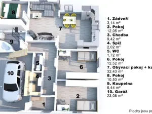 Prodej rodinného domu, Dobré, 120 m2