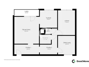 Pronájem bytu 3+1, Zlín, Česká, 69 m2