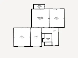 Prodej bytu 3+1, Napajedla, Komenského, 73 m2