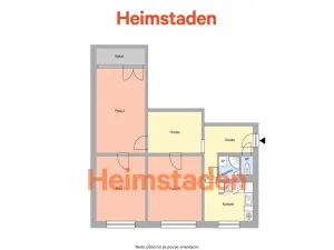 Pronájem bytu 3+1, Havířov - Město, nám. Republiky, 71 m2