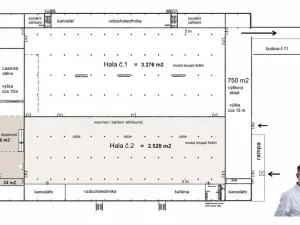 Pronájem výrobních prostor, Písek - Budějovické Předměstí, U Vodárny, 3025 m2