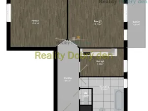 Pronájem bytu 2+1, Opava, Nákladní, 61 m2