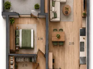 Pronájem bytu 2+kk, Opava, Jaselská, 54 m2