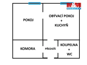 Pronájem bytu 2+kk, Ostrava - Vítkovice, Ruská, 60 m2