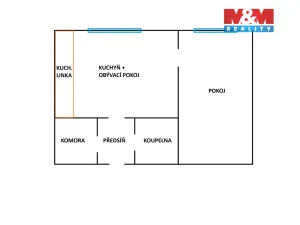 Pronájem bytu 2+kk, Ostrava, Ruská, 60 m2