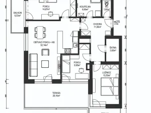 Prodej bytu 4+kk, Ústí nad Orlicí, Kladská, 102 m2
