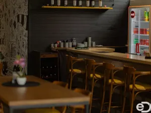 Pronájem restaurace, Pardubice, nábřeží Závodu míru, 100 m2