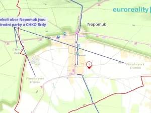 Prodej pozemku pro bydlení, Nepomuk, 3471 m2