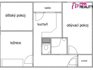 Pronájem bytu 3+1, Hradec Králové, Na Kotli, 55 m2