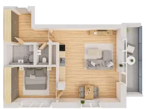 Prodej bytu 2+kk, Hořice, 63 m2
