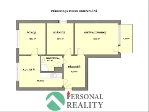 Prodej bytu 3+1, Mariánské Lázně - Úšovice, Hroznatova, 60 m2