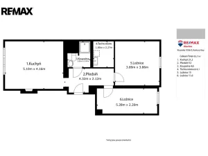 Prodej bytu 3+kk, Karlovy Vary, nábřeží Jana Palacha, 65 m2