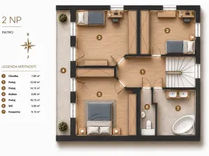 Prodej rodinného domu, Moravany, 140 m2
