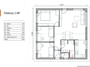 Prodej rodinného domu, Mcely, 78 m2
