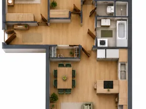 Prodej bytu 4+kk, Praha, Okořská, 69 m2