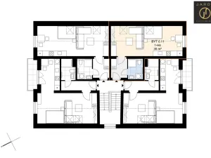 Prodej bytu 1+kk, Kladno, Dvorská, 35 m2