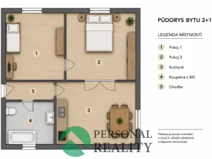 Prodej bytu 2+1, Horní Slavkov, Poštovní, 49 m2