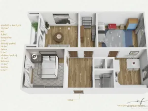 Prodej bytu 3+1, Toužim, Na Zámecké, 67 m2
