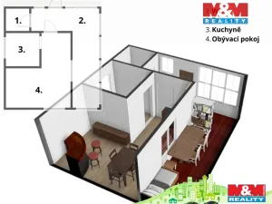 Prodej chaty, Kadaň - Tušimice, 148 m2