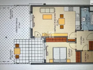 Pronájem bytu 2+kk, Praha - Ruzyně, Stočesova, 54 m2