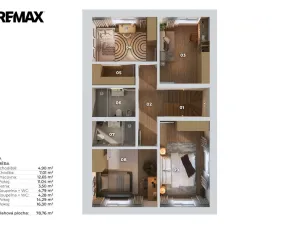 Prodej bytu 5+kk, Unhošť, 156 m2