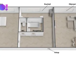 Prodej bytu 2+1, Ostrava, Slepá, 53 m2