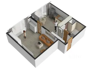 Prodej bytu 1+1, Ústí nad Labem - Severní Terasa, Meruňková, 35 m2