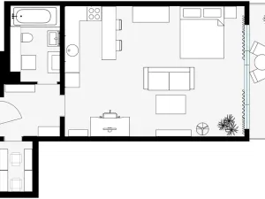 Prodej bytu 2+kk, Praha - Stodůlky, Symfonická, 51 m2