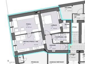 Pronájem atypického bytu, České Budějovice, Fráni Šrámka, 65 m2