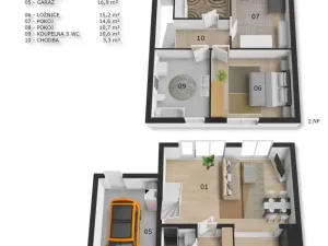 Prodej rodinného domu, Chotětov, Švehlova, 127 m2