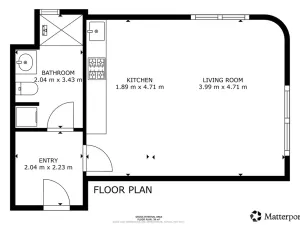 Pronájem bytu 1+kk, Praha - Radlice, U Komína, 39 m2
