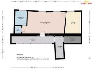 Prodej bytu 2+kk, Náměšť nad Oslavou, Mjr. Šandery, 65 m2