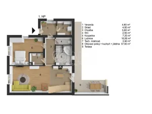 Prodej rodinného domu, Hořátev, 156 m2
