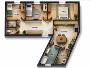 Prodej rodinného domu, Týnec, Náves, 120 m2