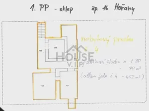 Prodej komerčního pozemku, Hořany, 563 m2