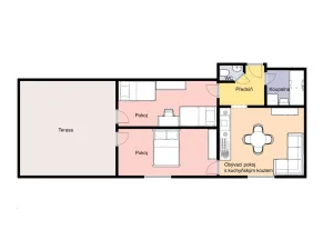 Prodej bytu 3+kk, Janov nad Nisou - Hraničná, 62 m2